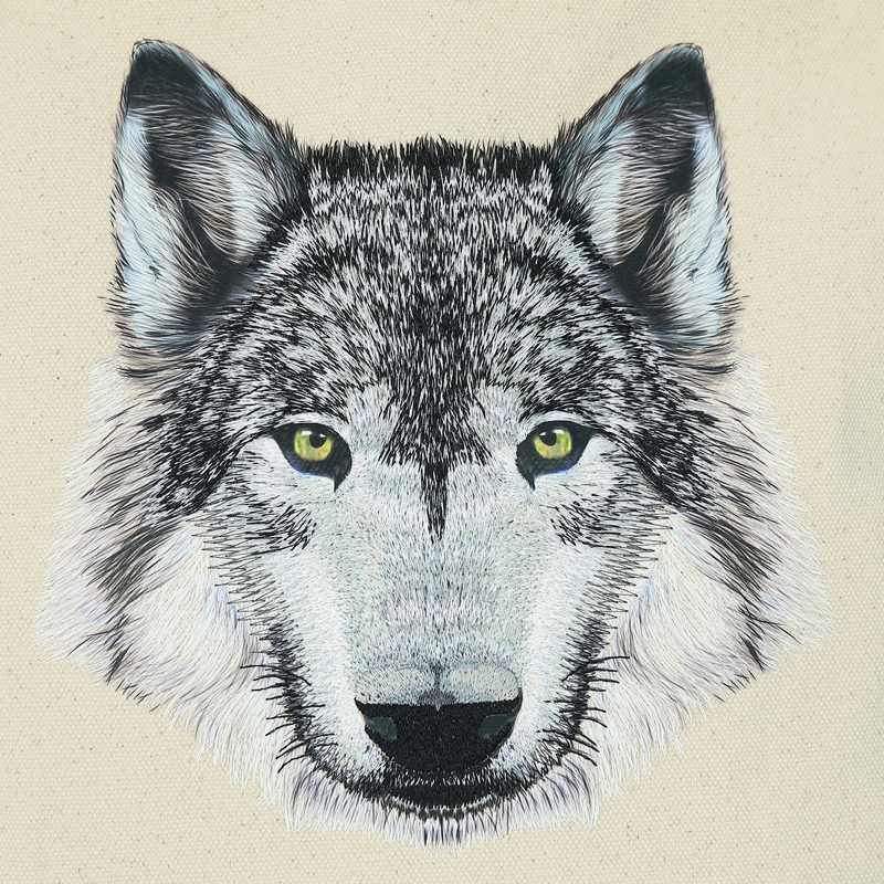 Gahumi Wholesale New Custom Wolf's Head Tote Bag-09